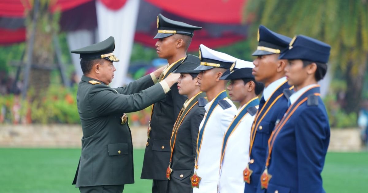 Lulus Program Khsusus Perwira Karir, 260 Perwira Remaja Baru Dilantik Panglima TNI