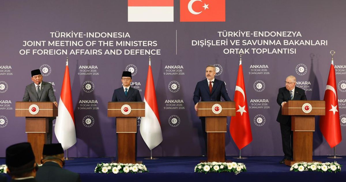 Indonesia-Turkiye Gelar Pertemuan 2+2 Menlu dan Menhan Perdana