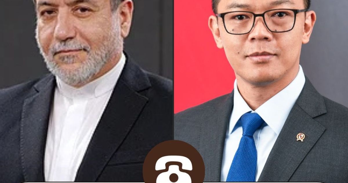 Menlu Iran Seyed Abbas Araghchi dan Menlu Indonesia Sugiono telah berkomunikasi telepon pada Senin, 2 Maret 2026 (Foto/Kemlu RI)