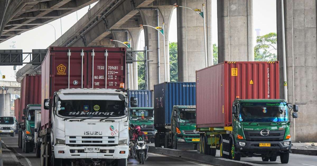 Ditjen Perhubungan carat pada Minggu, 22 Maret 2026 menyatakan 124 pemilik truk telah melanggar aturan pembatasan kendaraan pengangkut barang dari 13 sampai 21 Maret 2026 (Foto/Ditjen Perhubungan Darat)