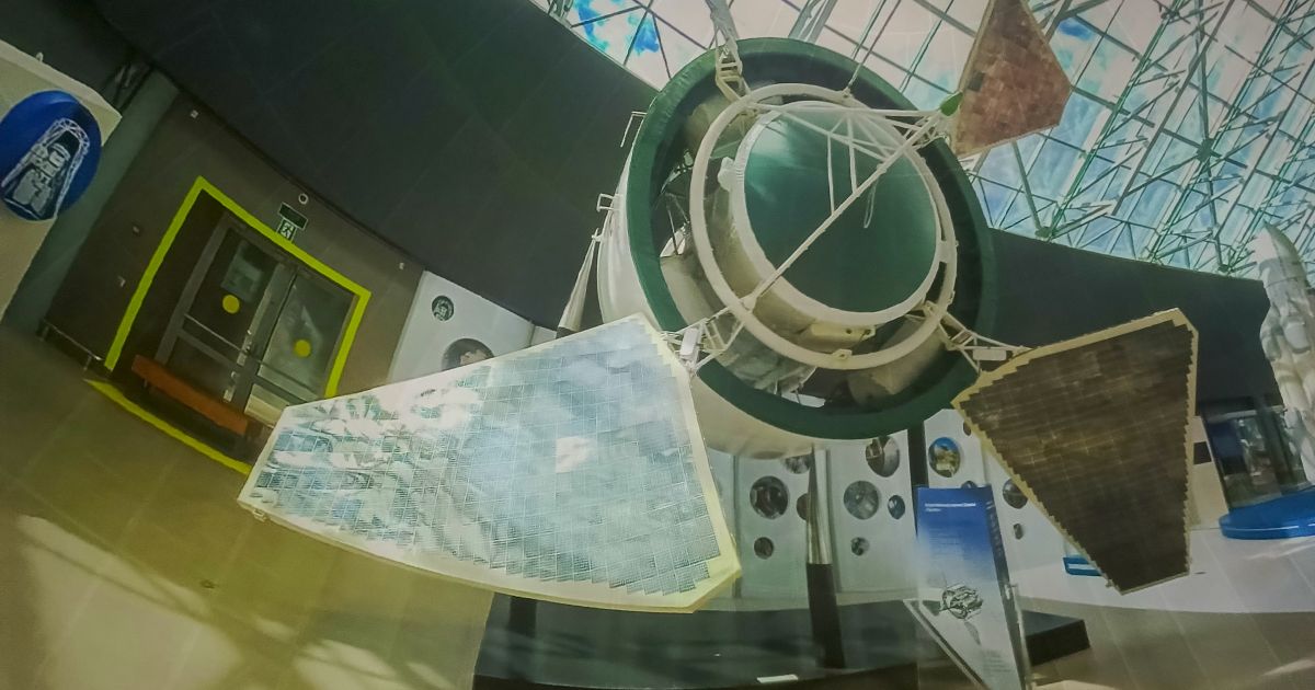 Peralatan antariksa Rusia di film Russia's History in Space (Foto/liputan62/Lia)