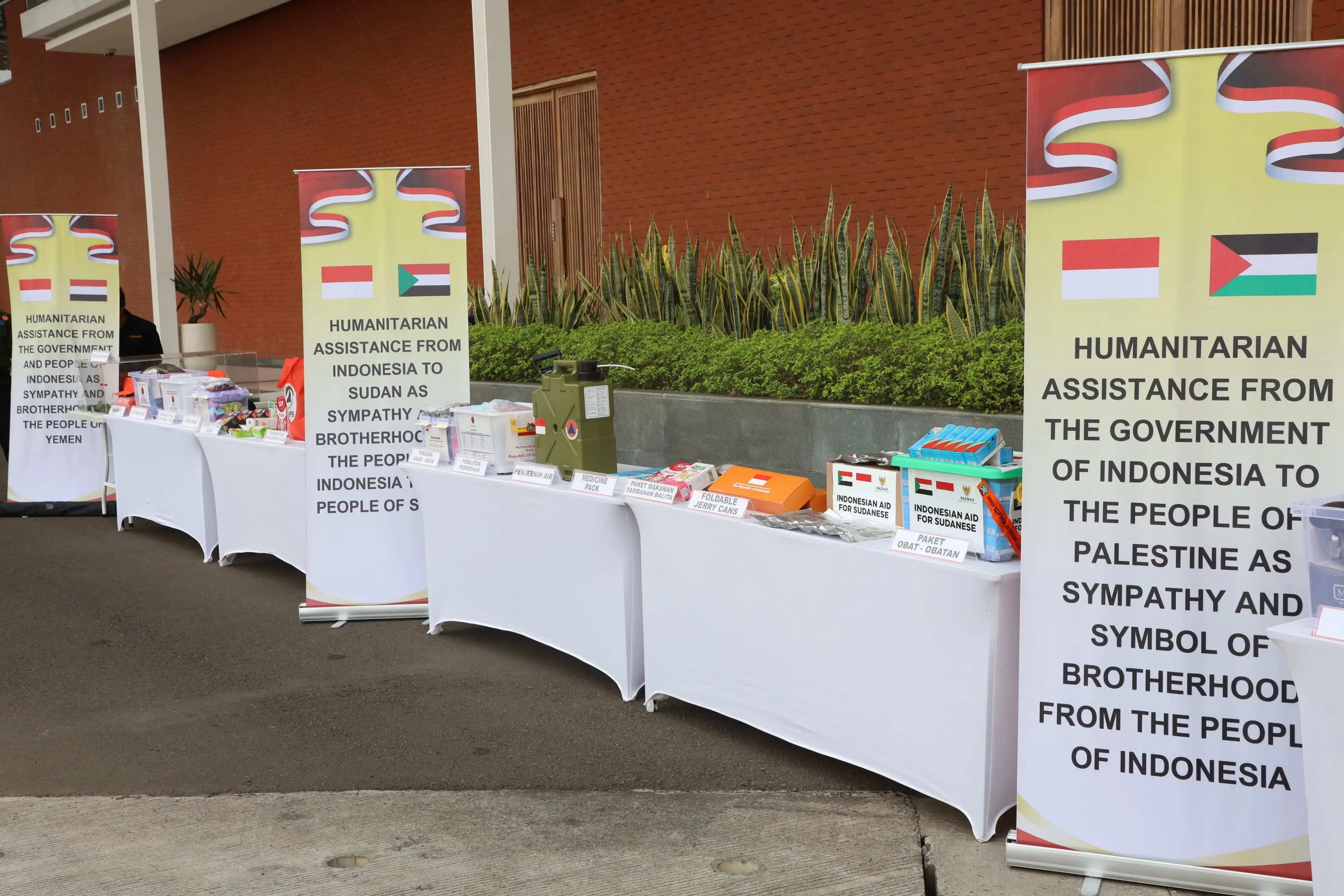 Indonesia Kirim Bantuan Kemanusiaan ke Yaman, Sudan, Palestina