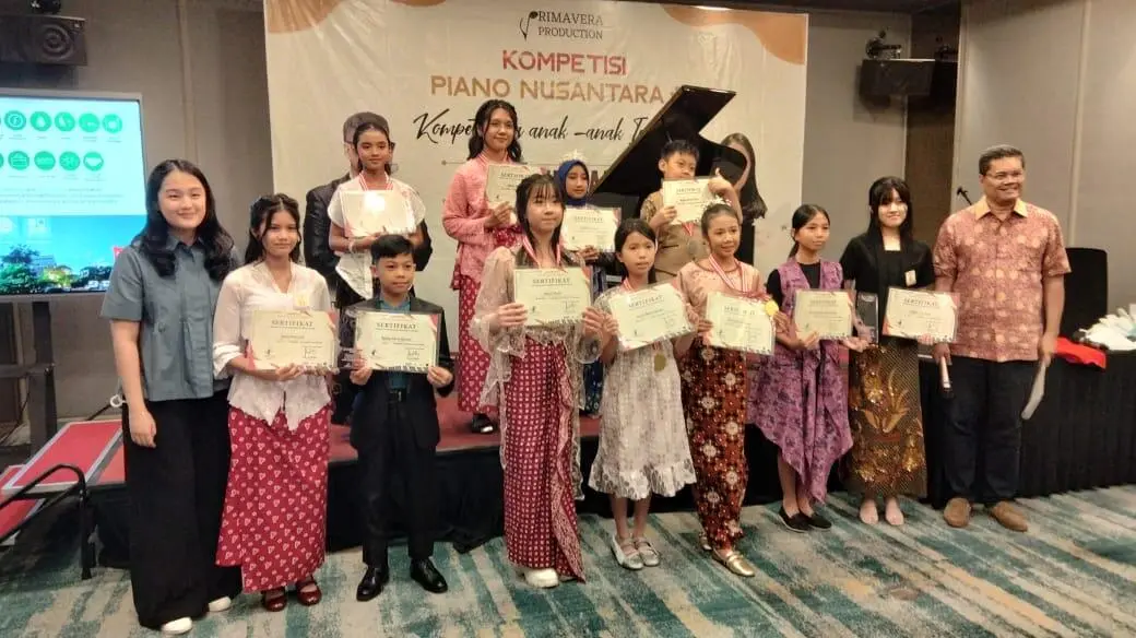 Peserta Kompetisi Piano Nusantara Plus 2025 Dari Palembang Lampaui Lampung